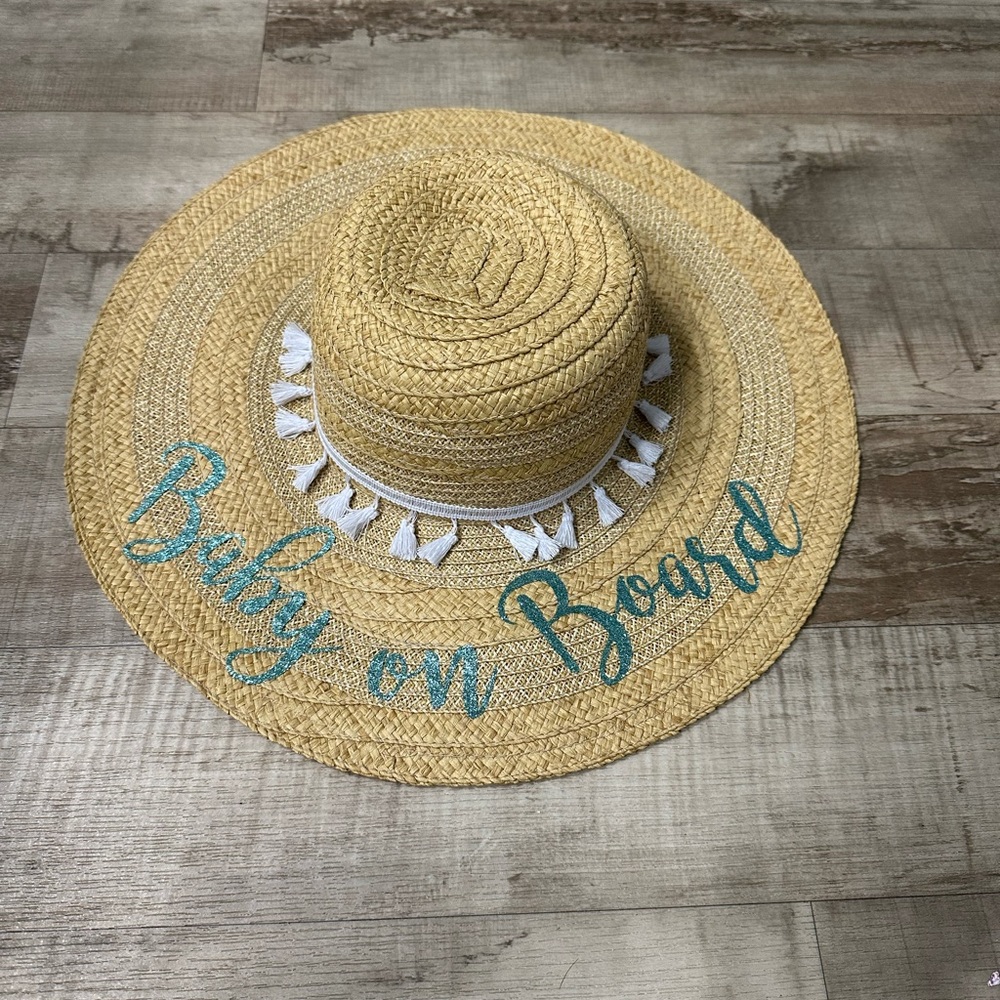 Custom Baby on Board Baby announcement Sun Hat